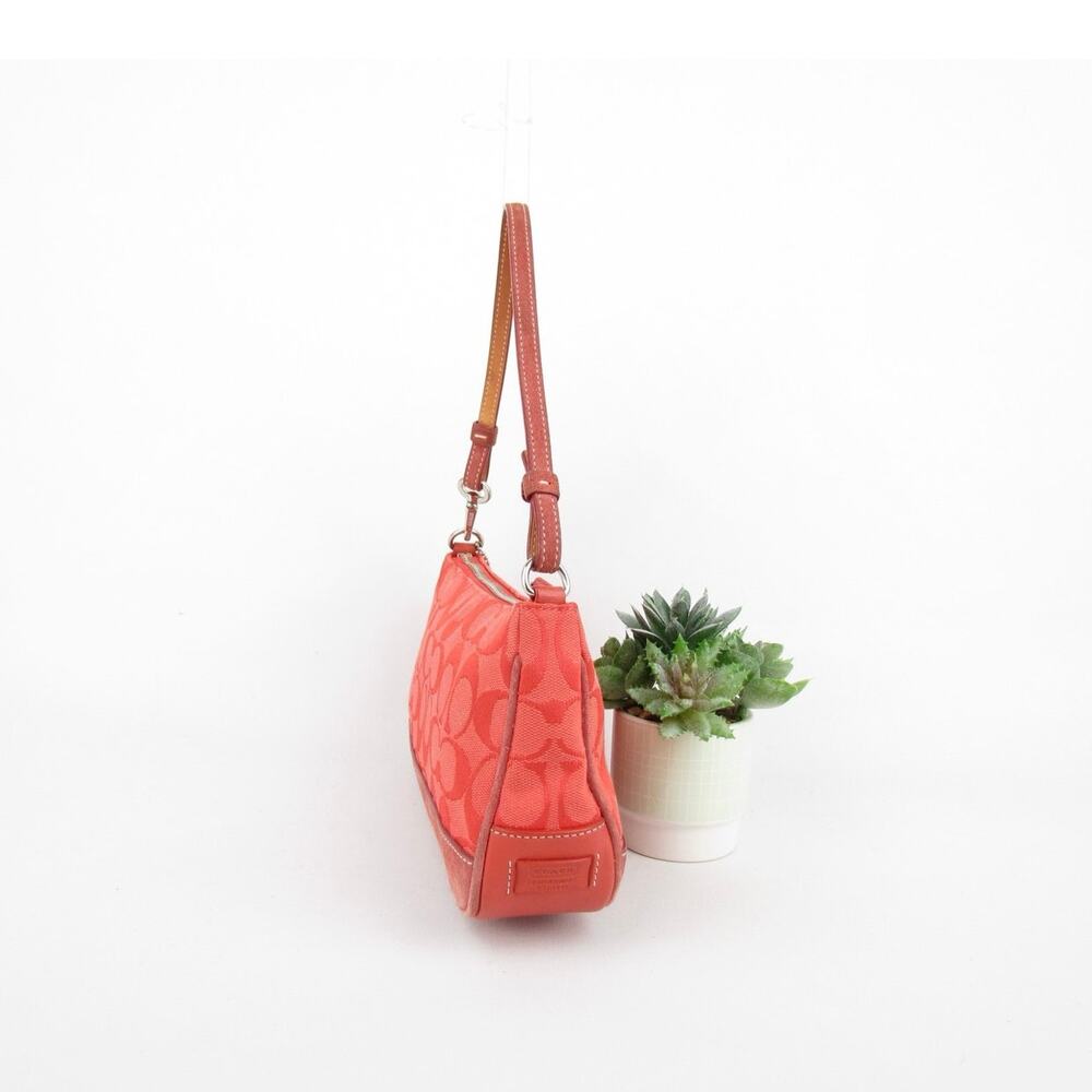 Coach Y2K Vintage Signature Red Demi Bag - Picture 2 of 7